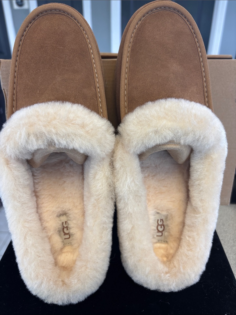 UGG Soft Shearling-Lined Ansley Mule in Beige